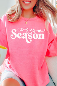 Cozy Season Christmas Crewneck Pullover Sweatshirt