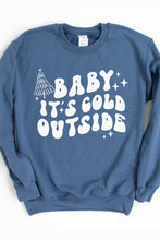 Load image into Gallery viewer, Baby Its Cold Outside Christmas Crewneck Pullover Sweatshirt