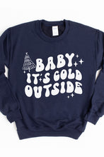 Load image into Gallery viewer, Baby Its Cold Outside Christmas Crewneck Pullover Sweatshirt