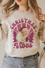 Load image into Gallery viewer, Christmas Vibes Christmas Crewneck Pullover Sweatshirt
