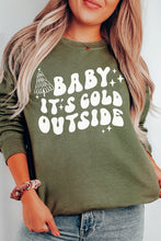 Load image into Gallery viewer, Baby Its Cold Outside Christmas Crewneck Pullover Sweatshirt