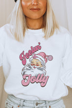 Load image into Gallery viewer, Feeling Jolly Christmas Crewneck Pullover Sweatshirt