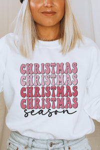 Christmas Season Christmas Crewneck Pullover Sweatshirt