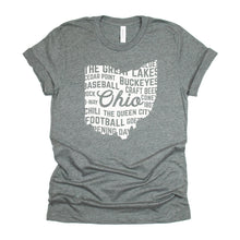 Load image into Gallery viewer, Ohio Word Cloud Graphic Tee