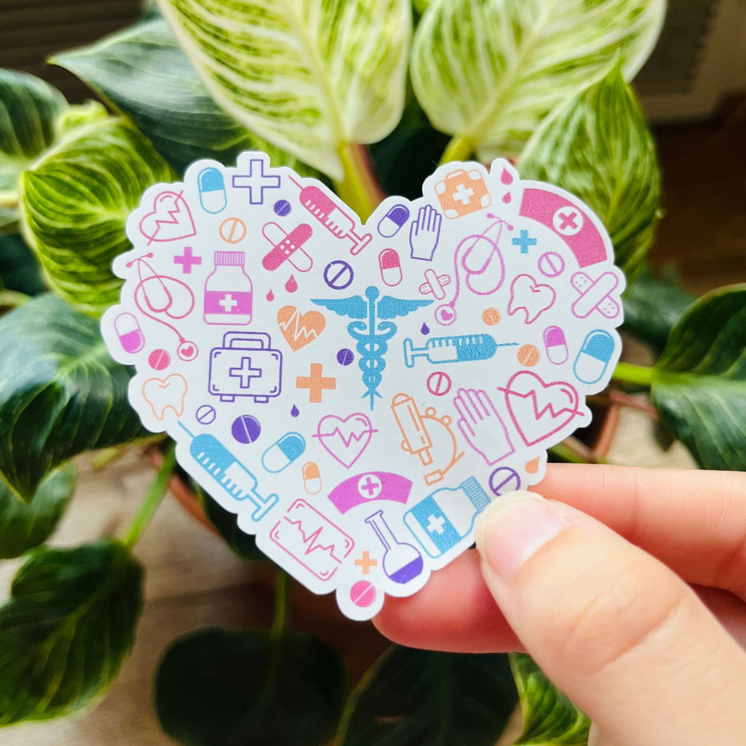 Nurse Things Nurse Life Vinyl Sticker