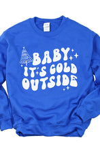 Load image into Gallery viewer, Baby Its Cold Outside Christmas Crewneck Pullover Sweatshirt
