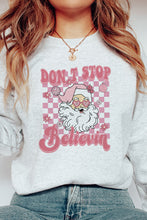 Load image into Gallery viewer, Don&#39;t Stop Christmas Crewneck Pullover Sweatshirt