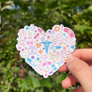 Nurse Things Nurse Life Vinyl Sticker