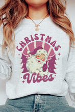 Load image into Gallery viewer, Christmas Vibes Christmas Crewneck Pullover Sweatshirt