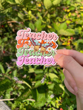 Load image into Gallery viewer, Teacher Sticker, Vinyl Sticker, Laptop Sticker, Waterbottle Sticker, Back to school, Teacher Gift, Cute Phone Sticker