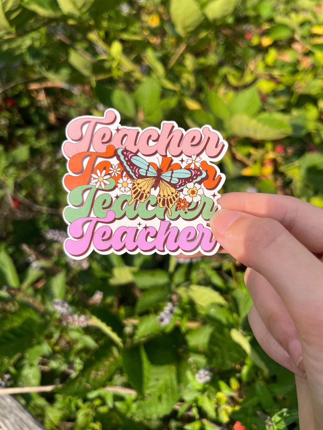 Teacher Sticker, Vinyl Sticker, Laptop Sticker, Waterbottle Sticker, Back to school, Teacher Gift, Cute Phone Sticker