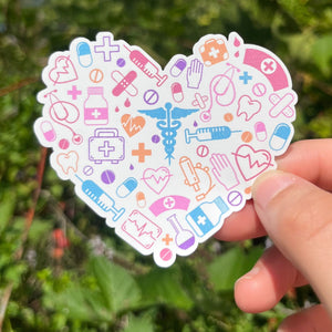 Nurse Things Nurse Life Vinyl Sticker