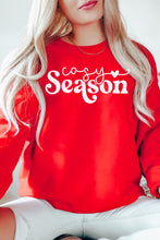 Load image into Gallery viewer, Cozy Season Christmas Crewneck Pullover Sweatshirt